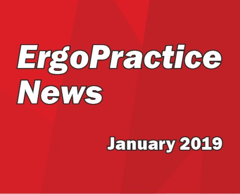 Ergo Practice News logo January 2019