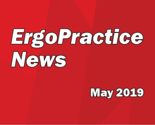 Ergo Practice News logo May 2019