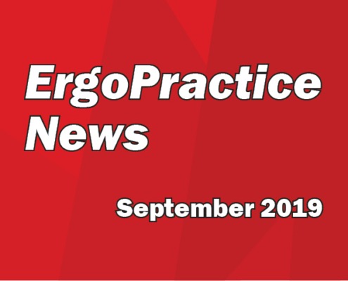 Ergo Practice News logo September 2019
