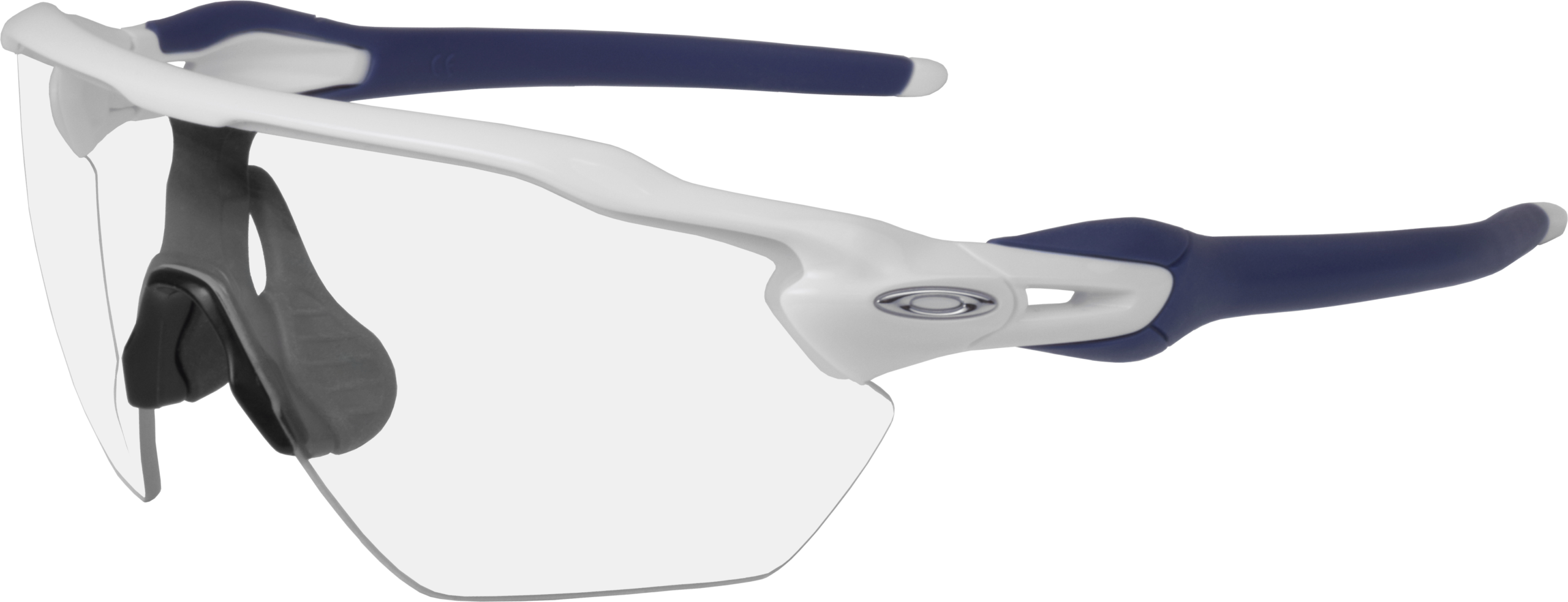 Radarr EV XS_White with Navy Earsocks