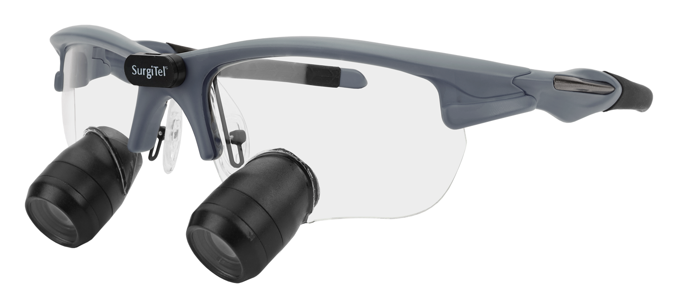 UltiView Lite 3.0x Loupes on ArmorFlex Frames