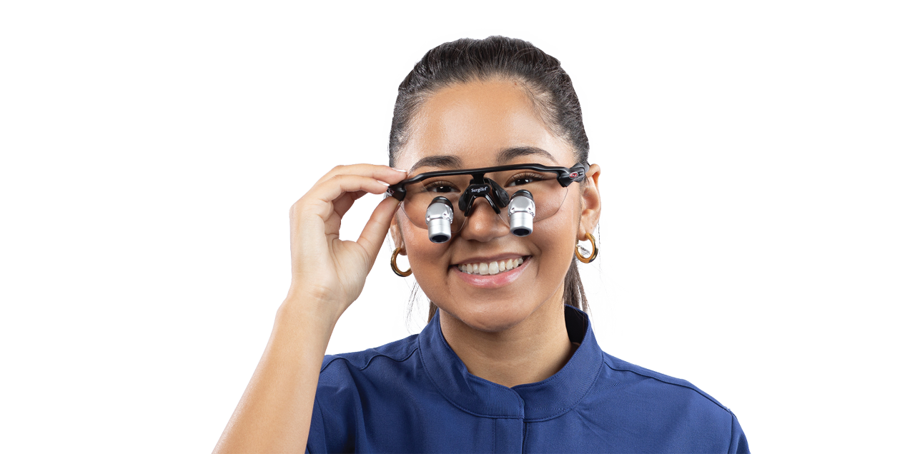 Lets Connect Image - Ergo IQ Loupes with Radar Frame